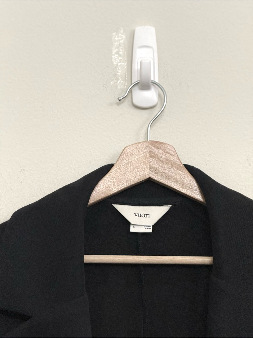 NWT Vuori Restore Trench Coat in Black Size S - Picture 11 of 17